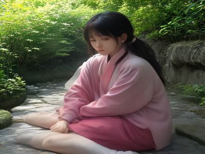 手机屏幕显示戒色打卡社区的界面,可以看到连续打卡天数和鼓励留言